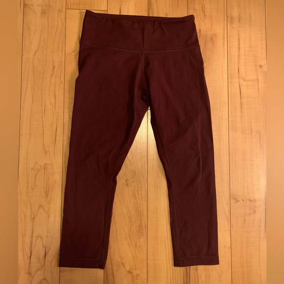 Lululemon Athletic Leggings Red/Wine - Picture 4 of 4